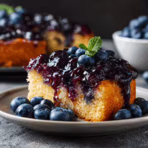 Blueberry Upside Down Cake