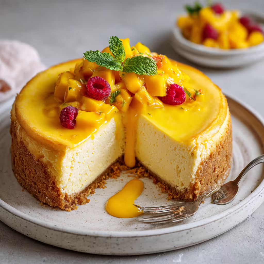 Cheesecake Factory Mango Key Lime Cheesecake