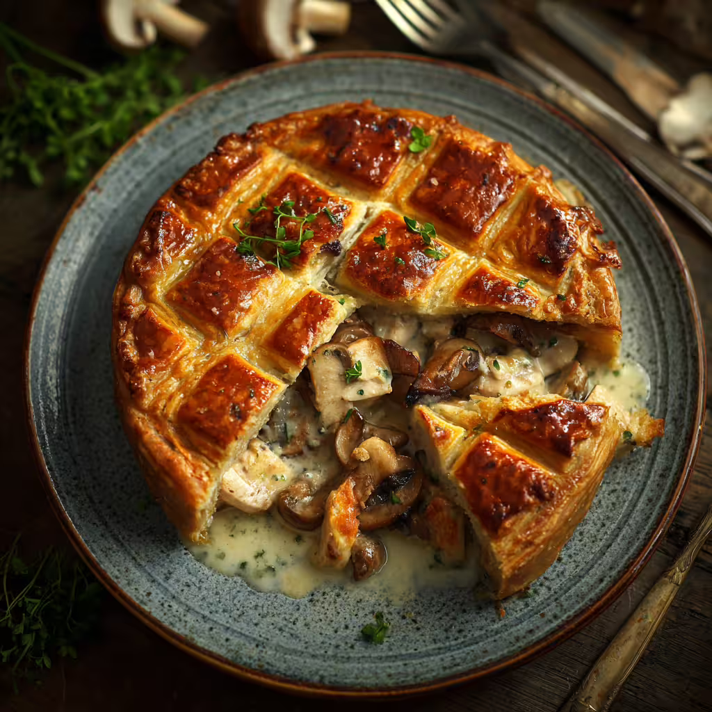Chicken Mushroom Pie