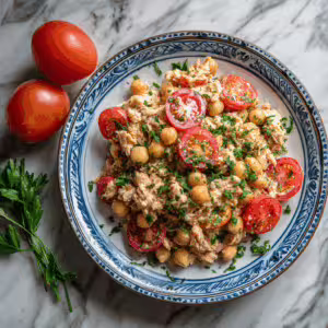 Chickpea Tuna Salad