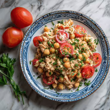 Chickpea Tuna Salad