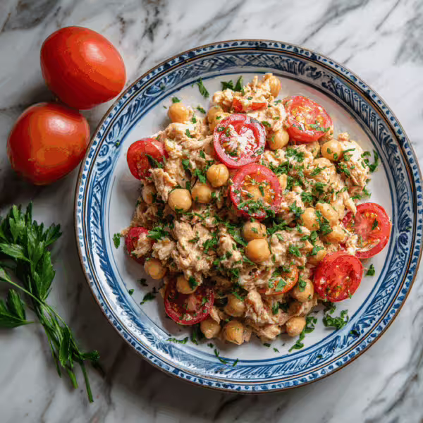 Chickpea Tuna Salad