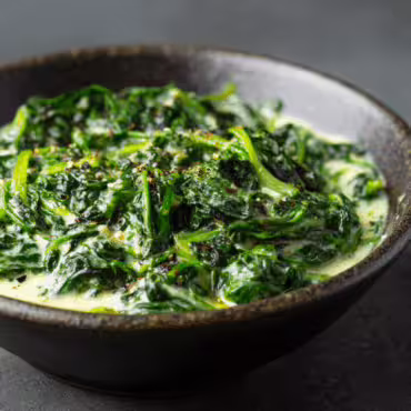 Easy Creamed Spinach