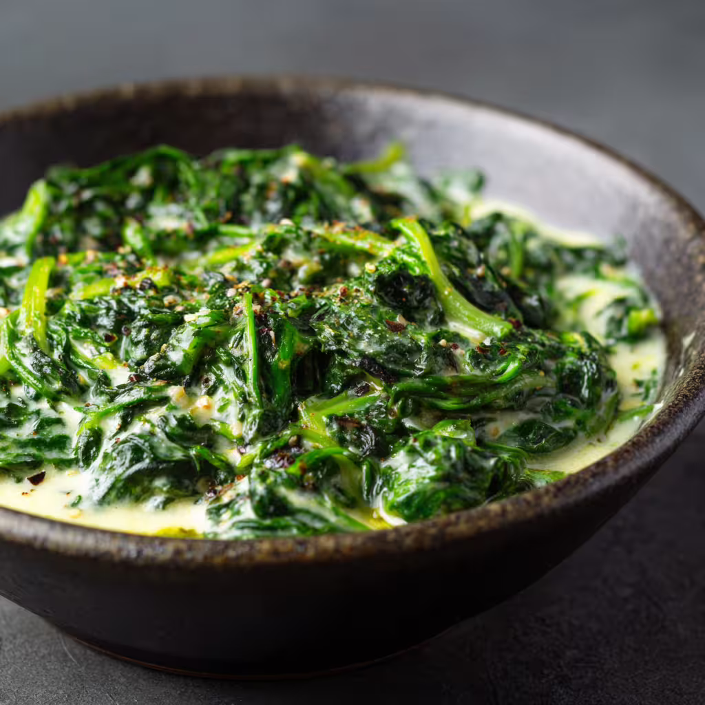 Easy Creamed Spinach