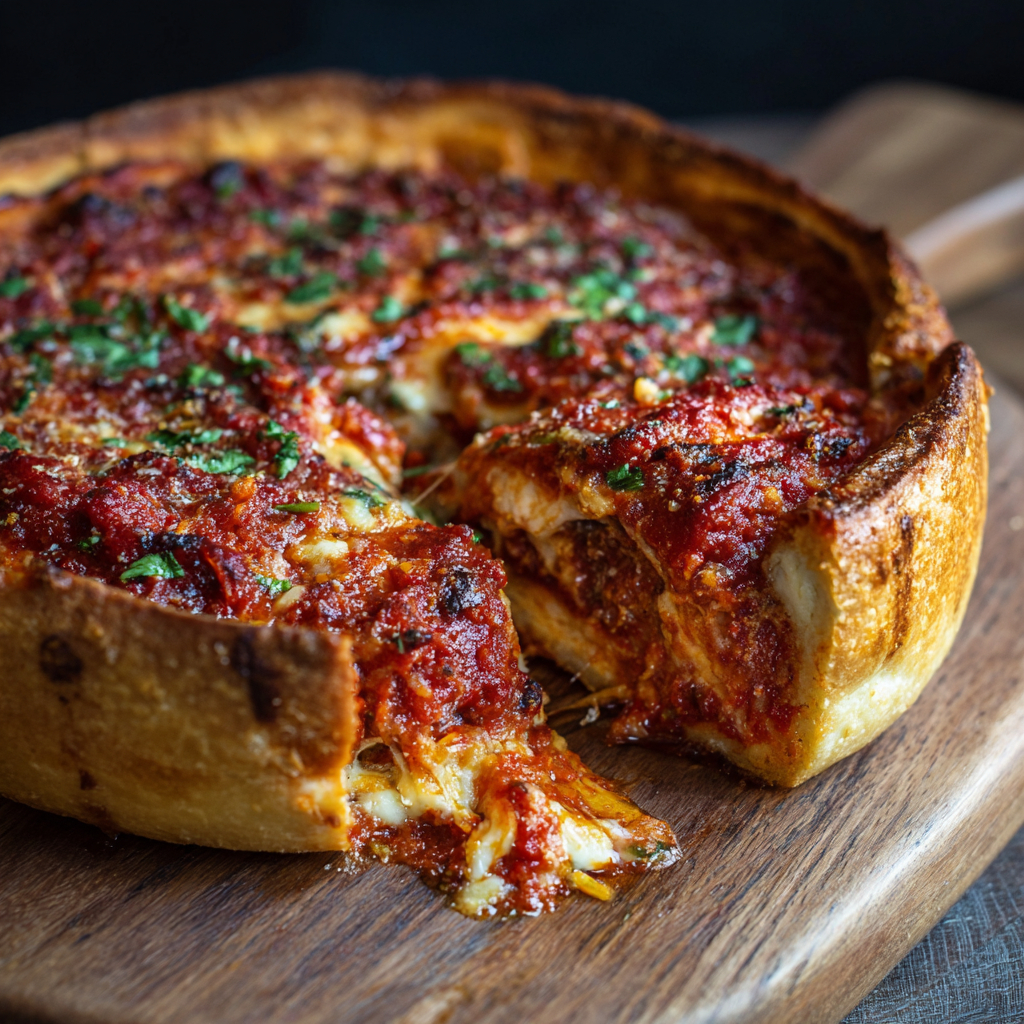 Deep Dish Pizza - Coolinarco.com