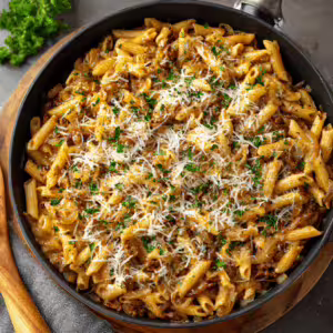 One Pot French Onion Pasta