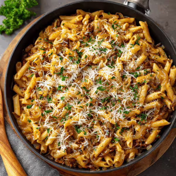 One Pot French Onion Pasta