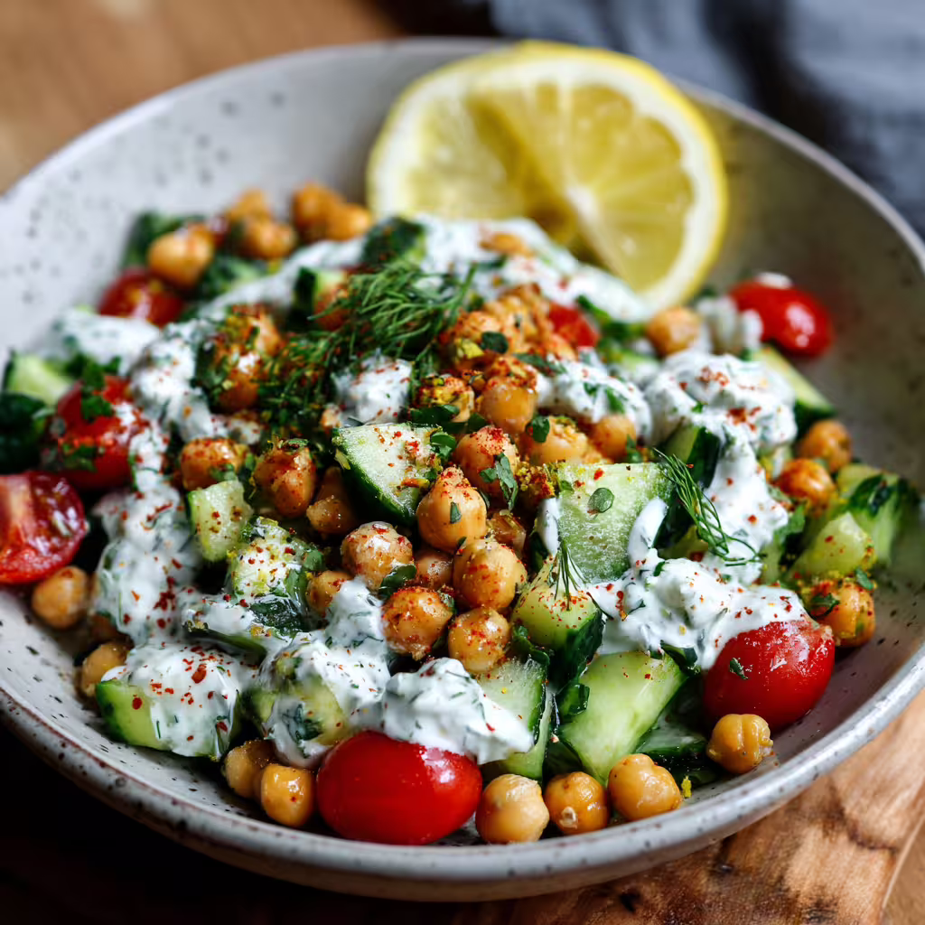 Tzatziki Chickpea Salad