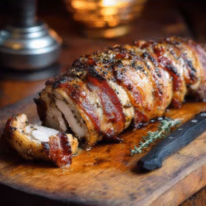 Bacon-Wrapped Pork Tenderloin
