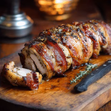 Bacon-Wrapped Pork Tenderloin