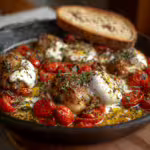 Chicken Parm with Burrata and Tomatoes