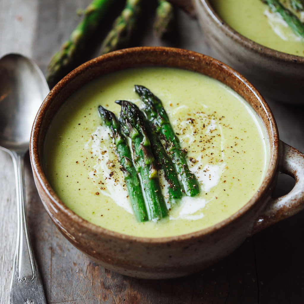Cream of Asparagus Soup - Coolinarco.com