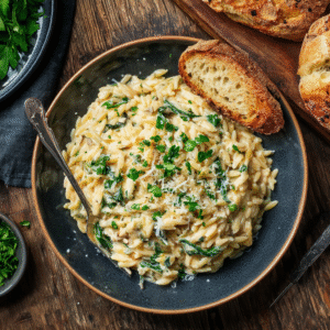 Creamy Orzo Pasta
