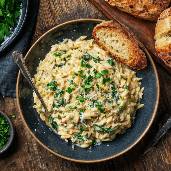 Creamy Orzo Pasta
