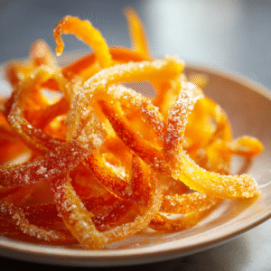 Easy Candied Orange Peel