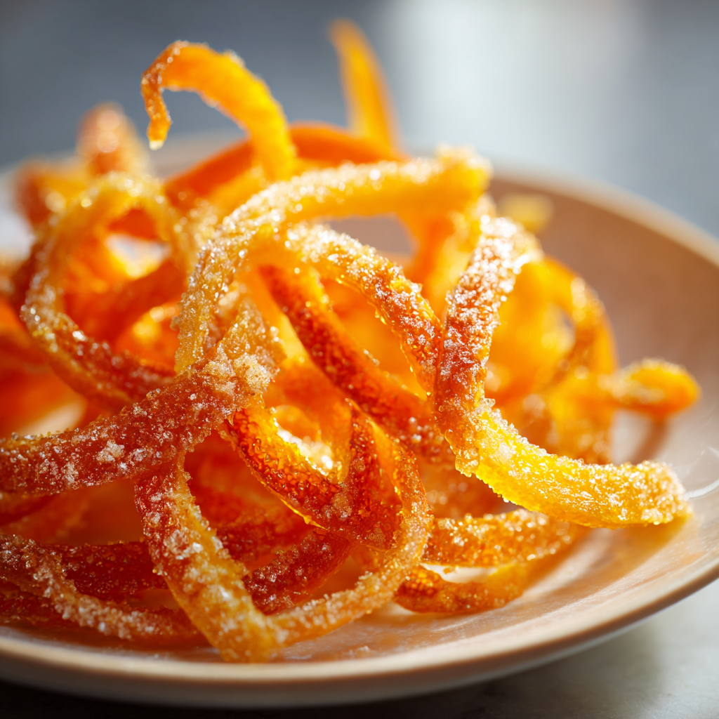Easy Candied Orange Peel