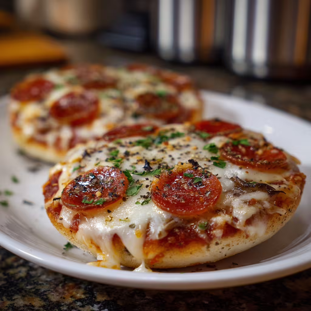 English-Muffin Breakfast Pizza
