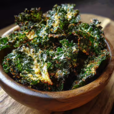 Garlic and Parmesan Kale Chips