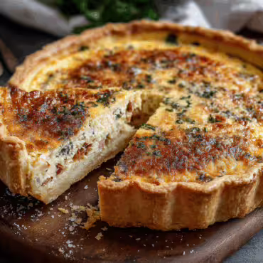 Ham and Gruyère Quiche