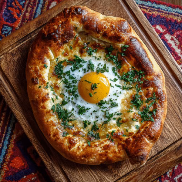 Khachapuri Georgian Cheese Bread