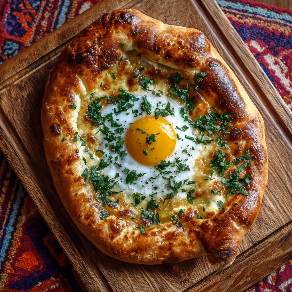 Khachapuri Georgian Cheese Bread