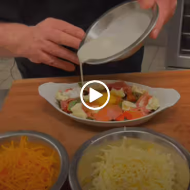 King Charles Cheesy Baked Eggs