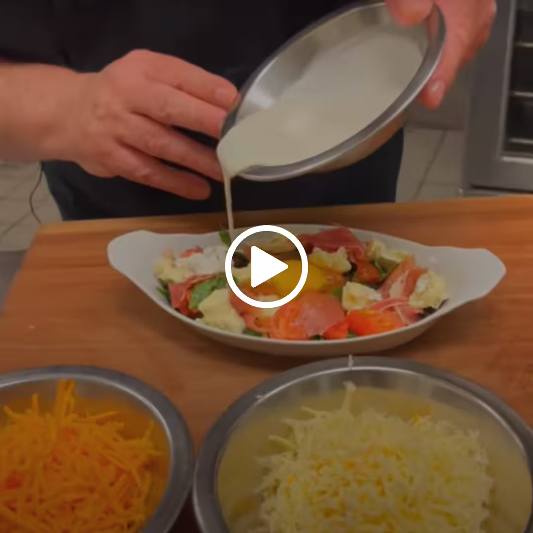 King Charles Cheesy Baked Eggs