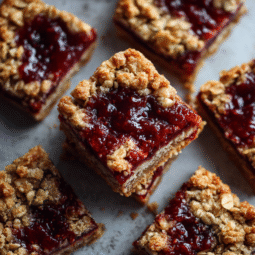 Raspberry Jam Oat Bars