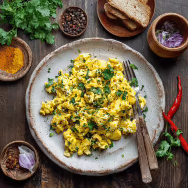 Scrambled Eggs with Herbs