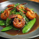 Shrimp With Snow Peas