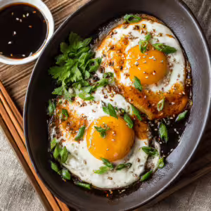 Soy Sauce Fried Eggs