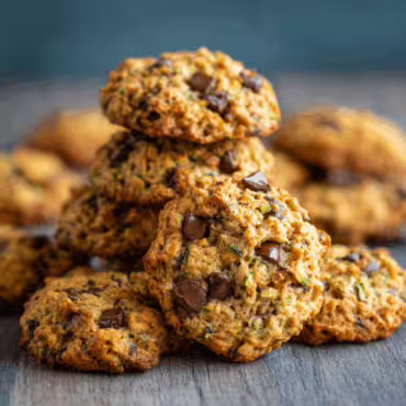 Zucchini Oatmeal Chocolate Chip Cookies