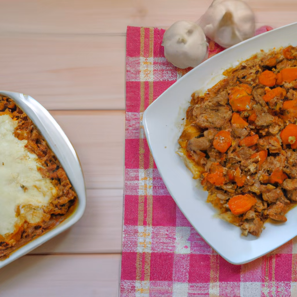 Hearty Beef and Chicken Cheese Bake