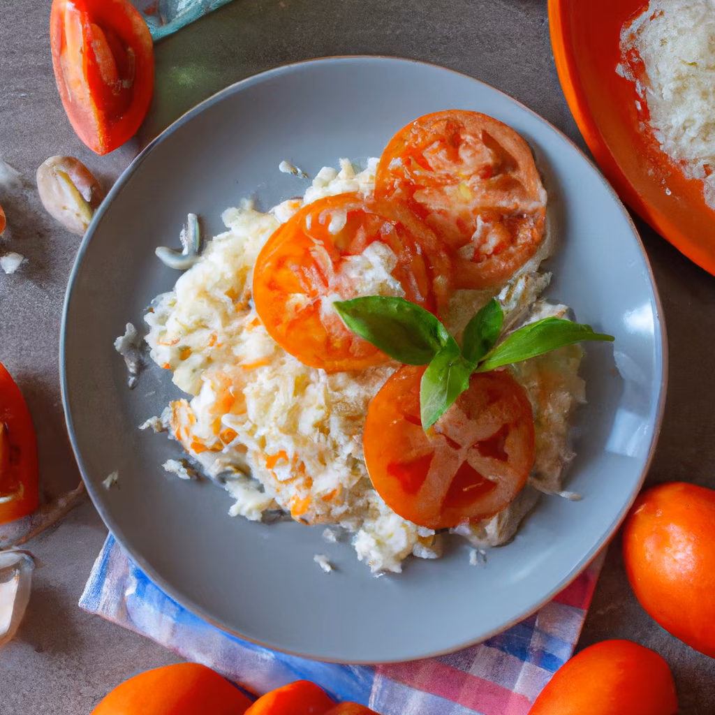 Cheesy Tomato Rice
