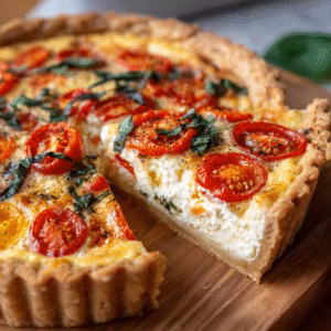 Caprese Quiche