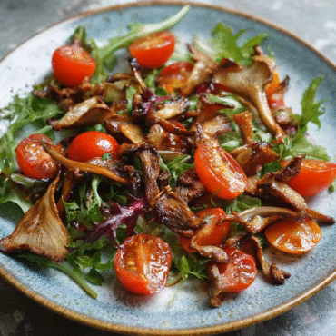 Crispy Shiitake Salad