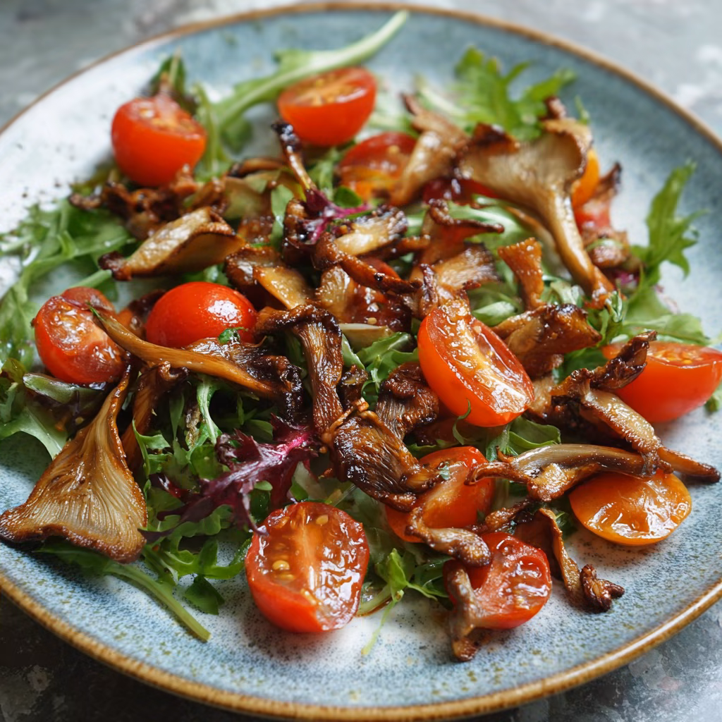 Crispy Shiitake Salad