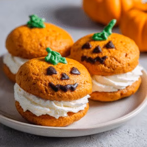 Halloween Pumpkin Whoopie Pies