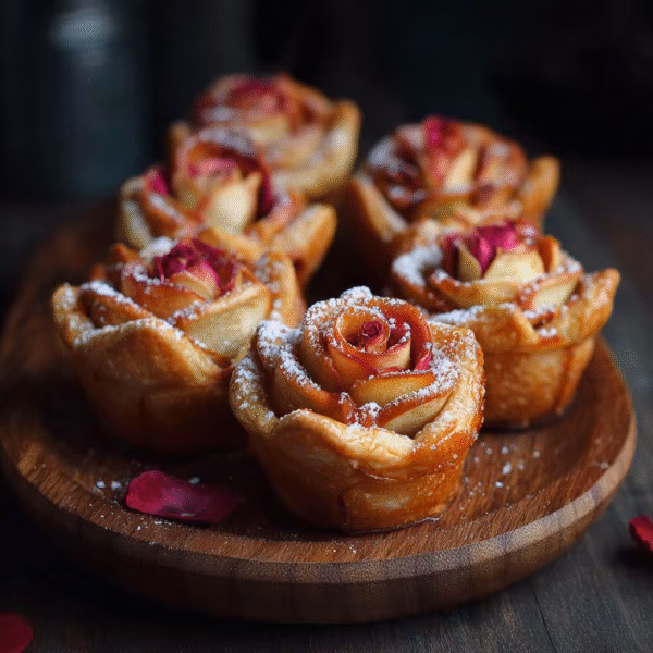 Mini Rose Apple Pies