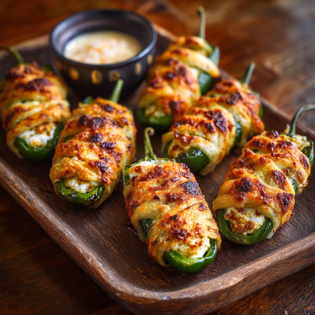 Mummy Jalapeño Poppers