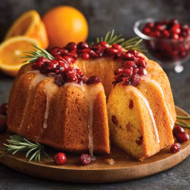 Orange-Cranberry Bundt Cake