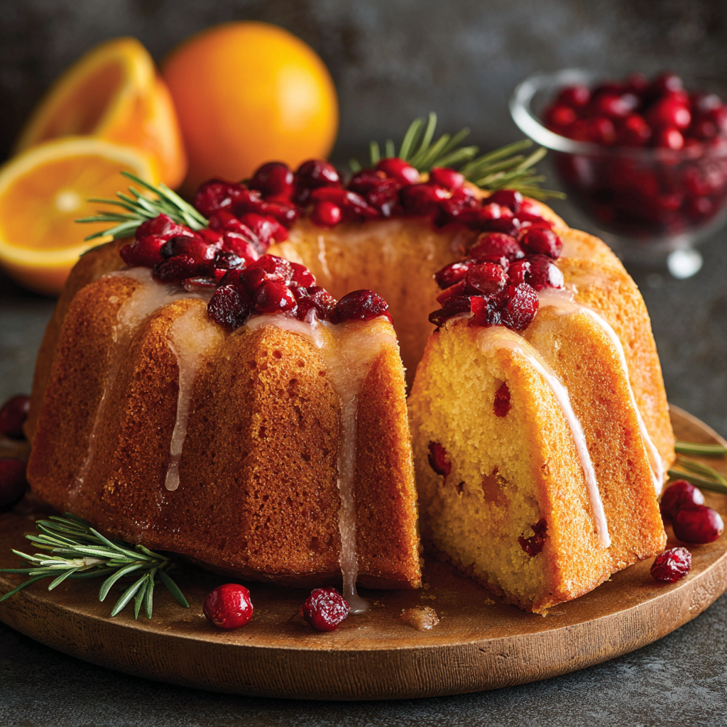 Orange-Cranberry Bundt Cake