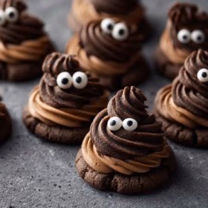 Poop Emoji Cookies