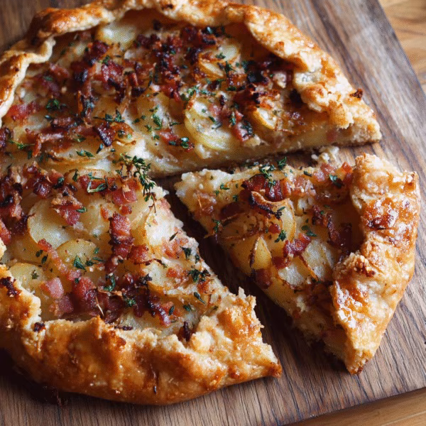 Potato and Bacon Galette