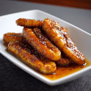 Quick Fried Banana With Brown Sugar