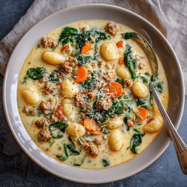 Sausage Gnocchi Soup