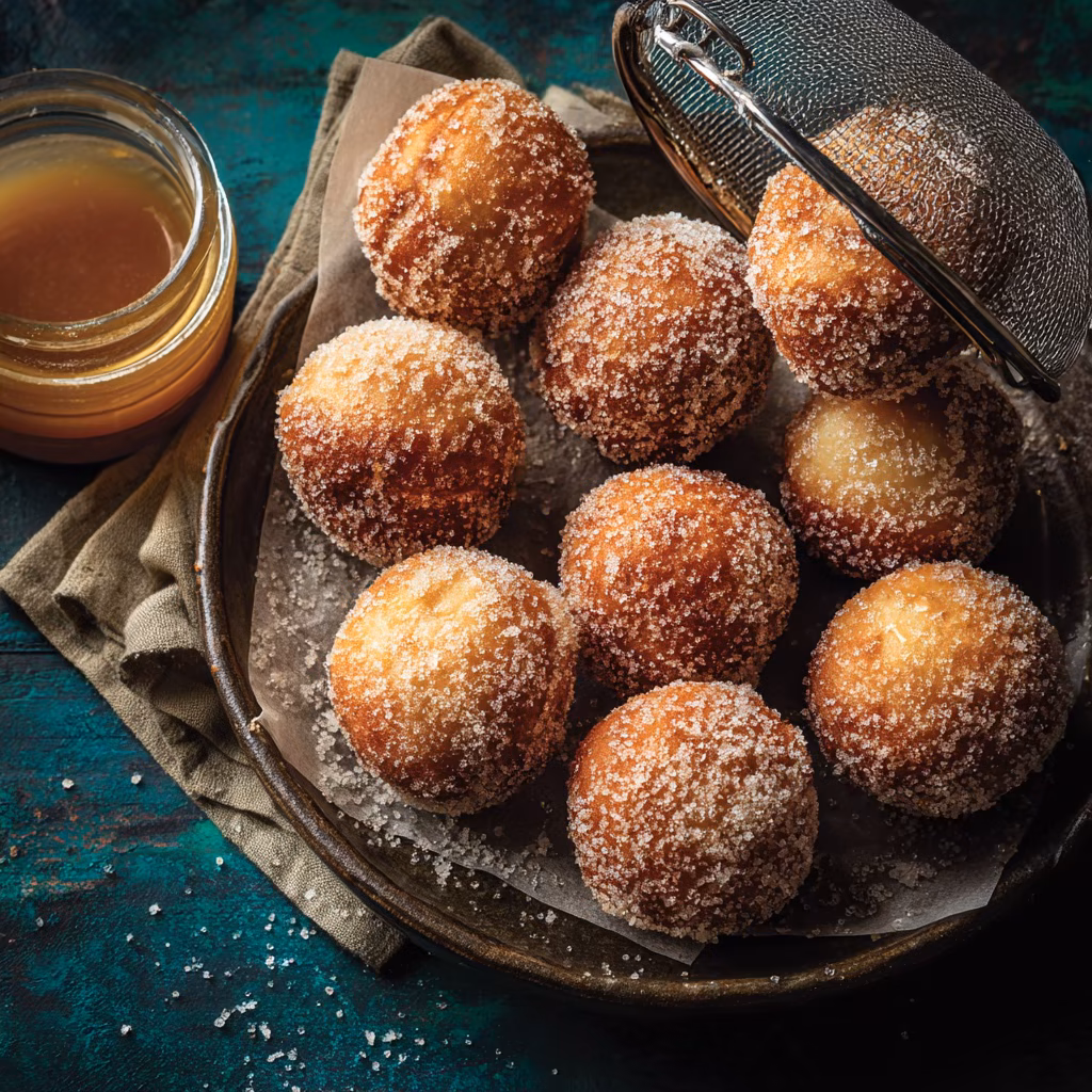 Banana and Sugar Drop Doughnuts