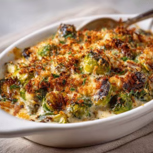 Brussels Sprouts Gratin