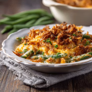 Cheesy Green Bean Casserole
