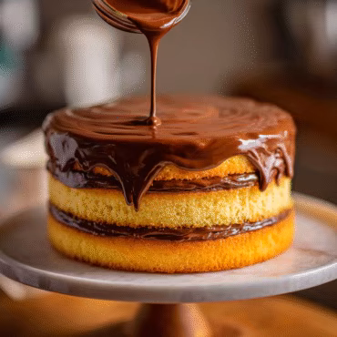 Chocolate Pumpkin Layer Cake